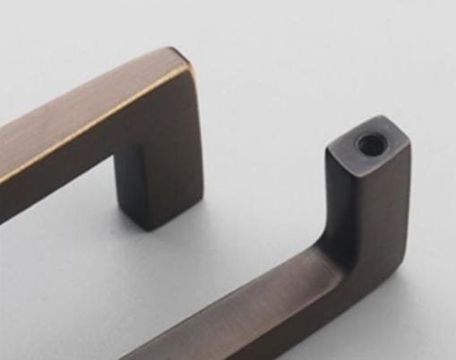 Aged Solid Brass Drawer Pull Handle Coffee Paleo Color 4 5 8 Inches 96 128 192 mm Kitchen Cabinet Door Furniture Decor Hardware Wholesale