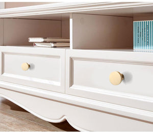 Solid Brass Cabinet Pulls & Knobs - Gold Finish Furniture Hardware - view 6