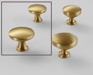 Solid Brass Cabinet Pulls & Knobs - Brass Color Finish for Cabinets - view 5