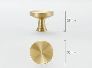 Solid Brass Cabinet Pulls & Knobs - Brass Color Finish for Cabinets - view 4