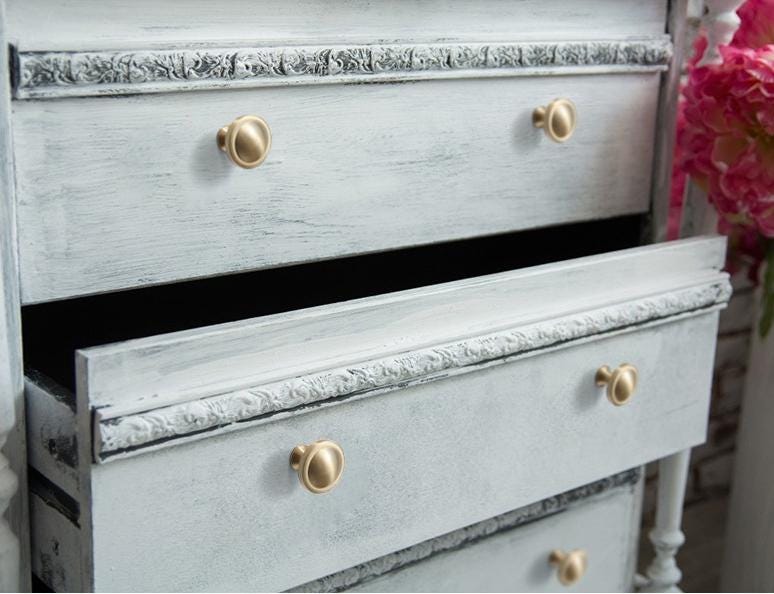 Solid Brass Cabinet Pulls & Knobs - Brass Color Finish for Cabinets - view 7