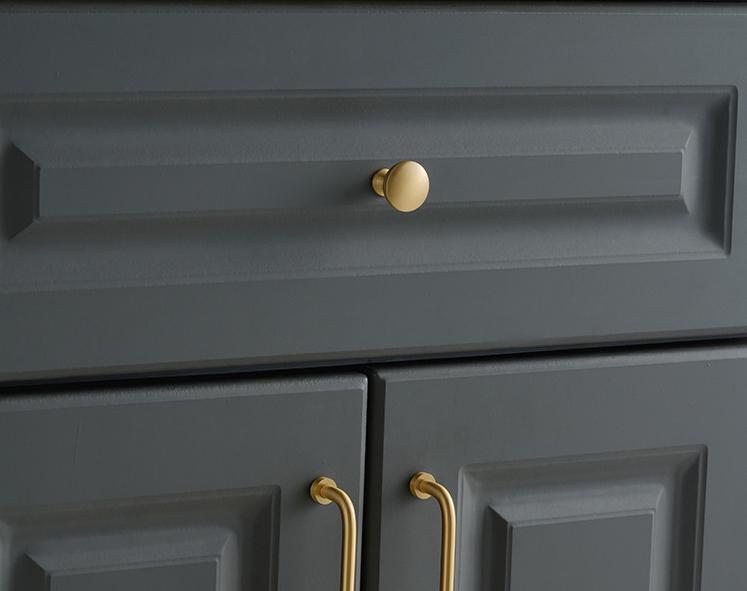 Solid Brass Cabinet Pulls & Knobs - Brass Color Finish for Cabinets - view 7