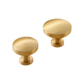Solid Brass Cabinet Pulls & Knobs - Brass Color Finish for Cabinets - #9 small / 1pc