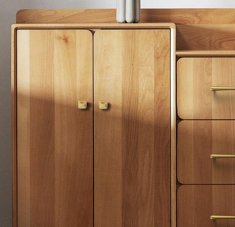 Solid Brass Cabinet Pulls & Knobs - Brass Color Finish for Cabinets - view 4