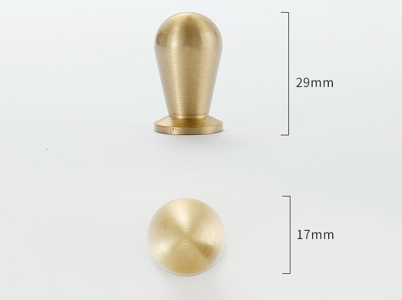 Solid Brass Cabinet Pulls & Knobs - Brass Color Finish for Cabinets - view 4