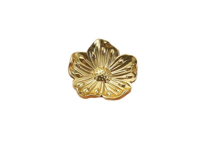 Solid Brass Flower Drawer Knob 20 38 mm 3/4" 1 1/2" Brass Color Kitchen Door Drawer Pull Furniture Hardware Wholesale