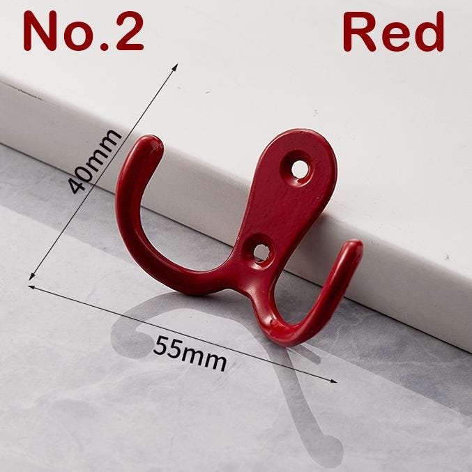 Kitchen Knob Hook Handles 55mm 2 1/8" Cabinet Drawer Door Furniture Black Silver Gold Antique Wholesale Bulk