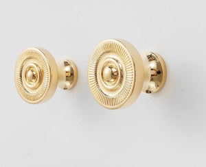Solid Brass Round Cabinet Pulls & Knobs - Gold Finish for Cabinets - view 7