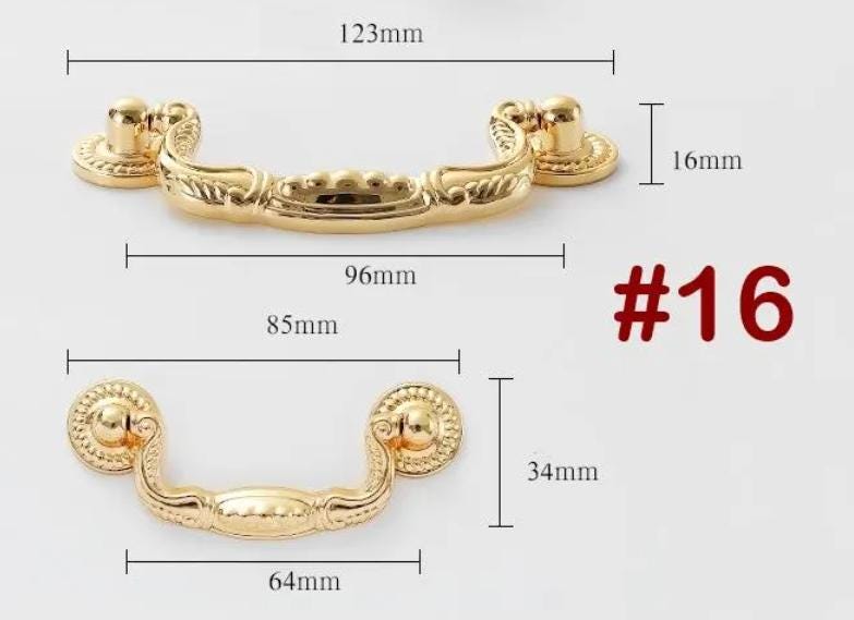 Solid Brass Drawer Pull Handle Gold Color 3 5 Inches 85 123 mm Kitchen Cabinet Door Furniture Decor Hardware Wholesale