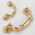 Solid Brass Cabinet Pulls & Knobs - Gold Finish Furniture Hardware - #16 85mm / 1pc