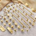 Solid Brass Cabinet Cup Pulls - Furniture for Cabinets & Drawers - #1 / 1pc