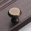 Solid Brass Vintage Cabinet Pulls & Knobs - Antique Bronze Finish - #1 / 1pc