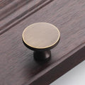 Solid Brass Vintage Cabinet Pulls & Knobs - Antique Bronze Finish - #4 / 1pc
