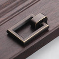 Solid Brass Cabinet Cup Pulls - Antique Bronze Finish for Cabinets - #8 / 1pc