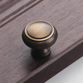 Solid Brass Vintage Cabinet Pulls & Knobs - Antique Bronze Finish - #11 / 1pc