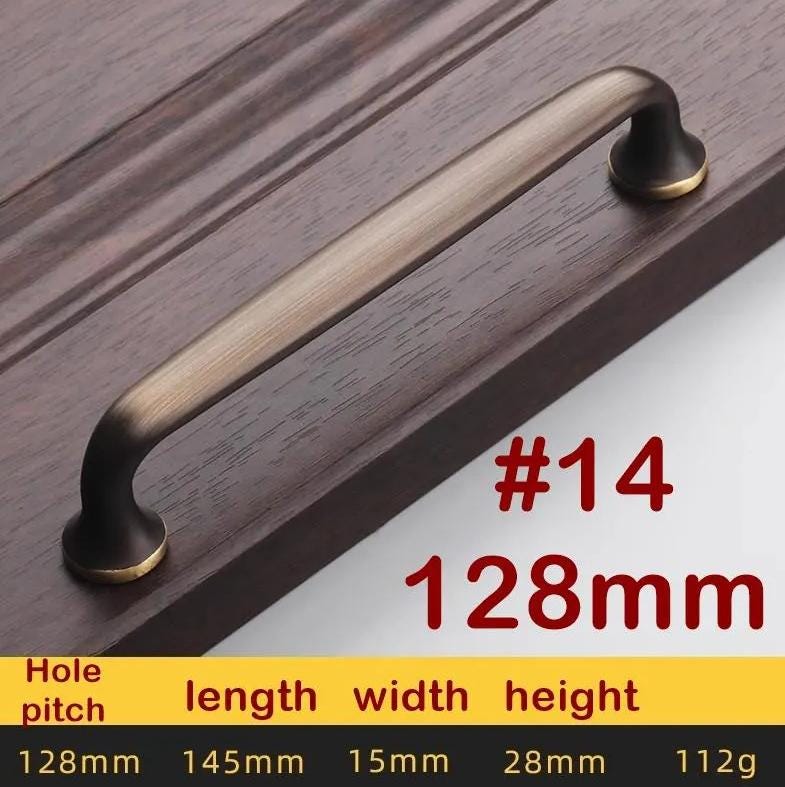 Solid Brass Cabinet Pulls & Knobs - Furniture Decorative Hardware - view 3