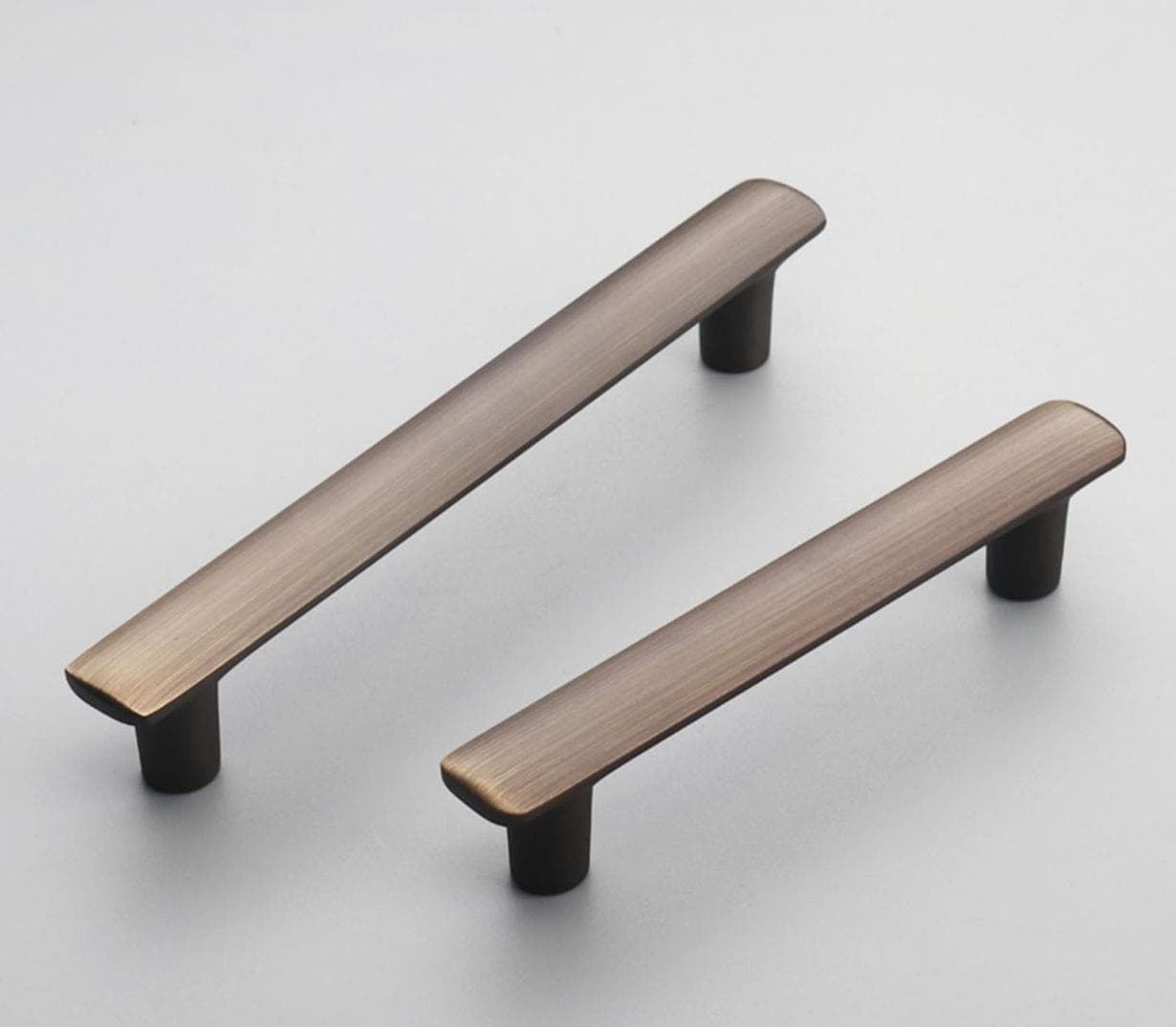 Aged Solid Brass Drawer Pull Handle Coffee Paleo Color 4 5 Inches 96 128 mm Kitchen Cabinet Door Furniture Decor Hardware Wholesale