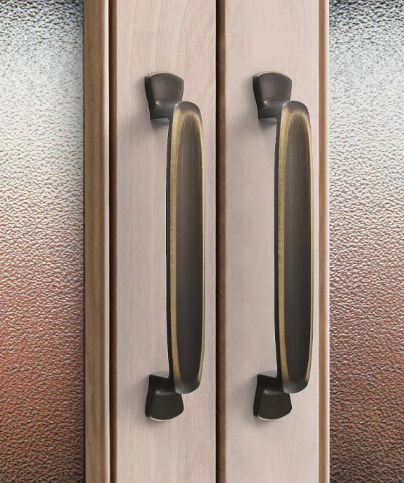 Aged Solid Brass Drawer Pull Handle Coffee Paleo Color 4 5 Inches 96 128 mm Kitchen Cabinet Door Furniture Decor Hardware Wholesale