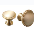 Solid Brass Cabinet Pulls & Knobs - Brass Color Finish for Cabinets - #3 small / 1pc