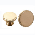 Solid Brass Cabinet Pulls & Knobs - Brass Color Finish for Cabinets - #5 small / 1pc