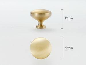 Solid Brass Cabinet Pulls & Knobs - Brass Color Finish for Cabinets - view 4