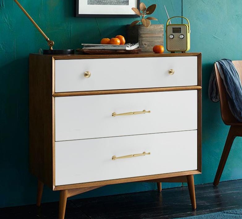 Solid Brass Cabinet Pulls & Knobs - Brass Color Finish for Cabinets - view 6