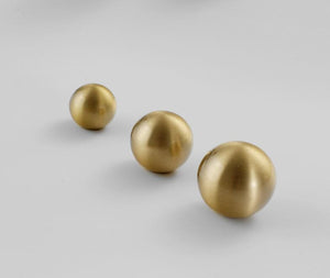 Solid Brass Cabinet Pulls & Knobs - Brass Color Finish for Cabinets - view 7