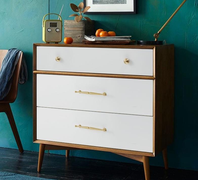 Solid Brass Cabinet Pulls & Knobs - Brass Color Finish for Cabinets - view 8
