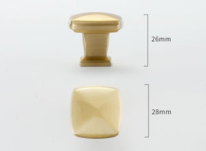 Solid Brass Cabinet Pulls & Knobs - Brass Color Finish for Cabinets - view 2