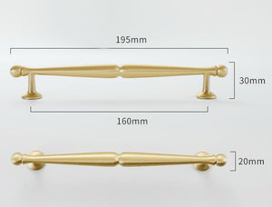 Solid Brass Cabinet Pulls & Knobs - Brass Color Finish for Cabinets - view 5