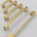 Solid Brass Cabinet Pulls & Knobs - Brass Color Finish for Cabinets - #19 80mm / 1pc