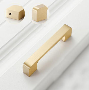 Solid Brass Cabinet Pulls & Knobs - Brass Color Finish for Cabinets - #19 1934mm / 1pc