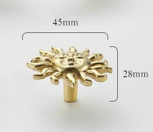 Solid Brass Cabinet Pulls & Knobs - Gold Finish Furniture Hardware - view 3