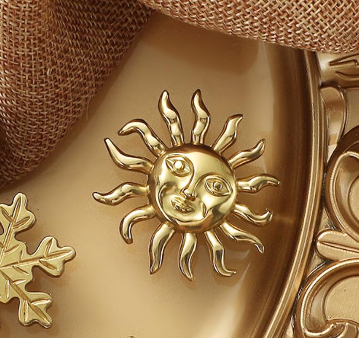Solid Brass Sun Drawer Knob 28 45 mm 1 1/8" 1 3/4" Gold Color Kitchen Door Drawer Pull Furniture Hardware Wholesale