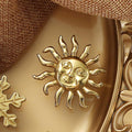 Solid Brass Cabinet Pulls & Knobs - Gold Finish Furniture Hardware - #7 / 1pc