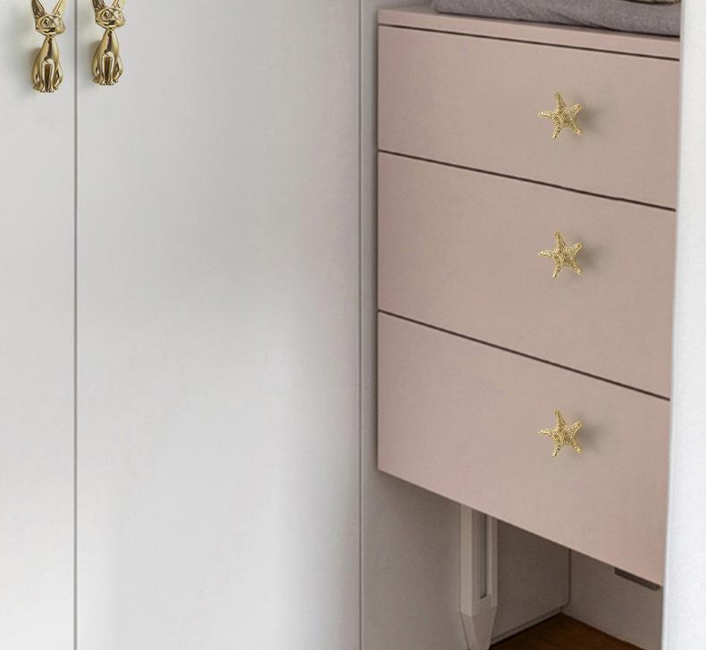 Solid Brass Cabinet Pulls & Knobs - Gold Finish Furniture Hardware - view 6