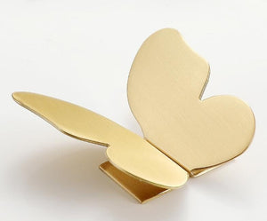 Solid Brass Butterfly Decorative Screws - Brass Color Finish - view 7
