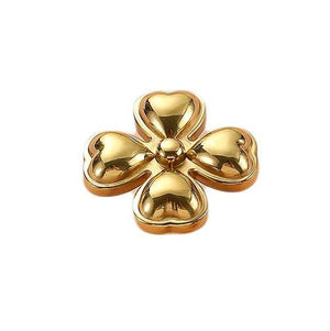 Solid Brass Floral Cabinet Pulls & Knobs - Gold Finish for Cabinets - #11 / 1pc