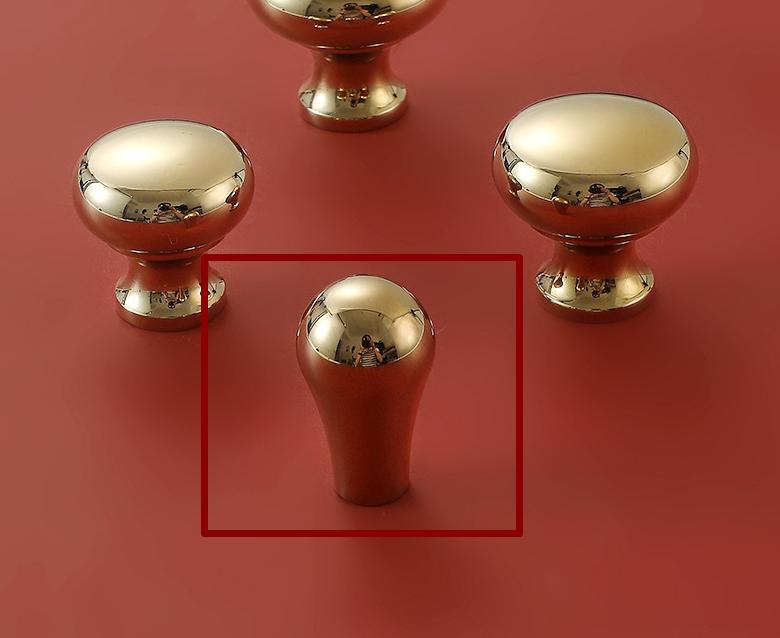 Solid Brass Drop Drawer Knob 30 10 16 mm 1 1/8" 3/8" 5/8" Brass Silver Gold Color Kitchen Door Drawer Pull Furniture Hardware Wholesale
