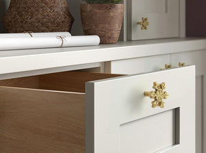 Solid Brass Cabinet Pulls & Knobs - Gold Finish Furniture Hardware - view 3