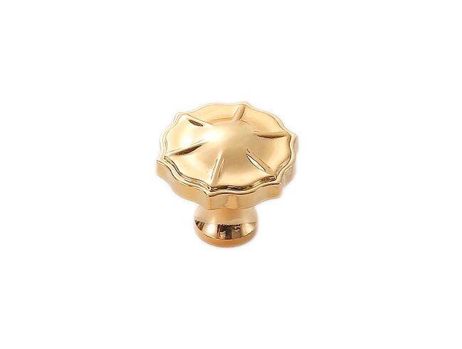 Solid Brass Round Cabinet Pulls & Knobs - Gold Finish for Cabinets - view 6