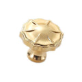 Solid Brass Round Cabinet Pulls & Knobs - Gold Finish for Cabinets - #9 30mm / 1pc