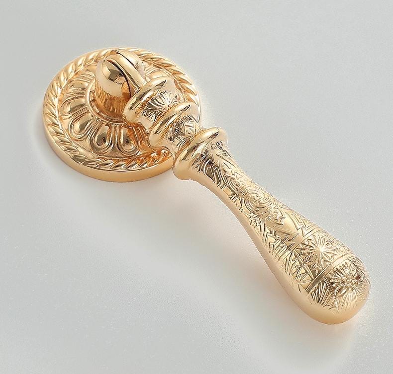 Solid Brass Drop Ring Drawer Pull Knob Door Knocker 34 86 mm 1 3/8 3 3/8 Inches Gold Color Kitchen Furniture Hardware Wholesale Bulk