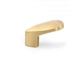 Solid Brass Cabinet Pulls & Knobs - Gold Finish Furniture Hardware - view 3