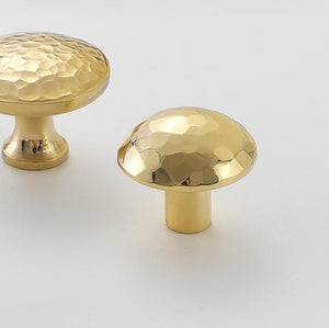 Solid Brass Cabinet Pulls & Knobs - Gold Finish Furniture Hardware - view 3