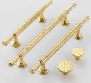 Solid Brass Cabinet Pulls & Knobs - Gold Finish Furniture Hardware - No.9 173mm / 1pc
