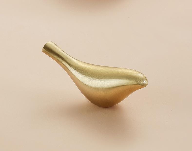 Solid Brass Cabinet Pulls & Knobs - Gold Finish Furniture Hardware - view 7