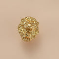 Solid Brass Lion Cabinet Pulls & Knobs - Gold Finish for Cabinets - #9 / 1pc