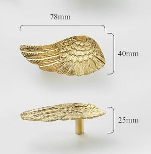Solid Brass Cabinet Pulls & Knobs - Gold Finish Furniture Hardware - view 4