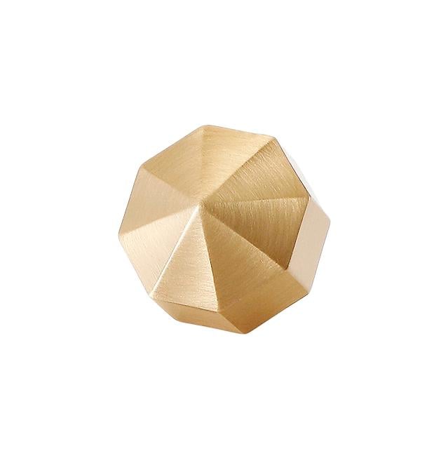 Brushed Solid Brass Round Drawer Knob 30 30 mm 1 1/8" 1 1/8" Brass Color Kitchen Door Drawer Pull Furniture Hardware Wholesale
